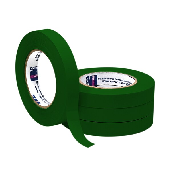 3/4 wide x 60yd Dark Green Labeling Tape, PK4